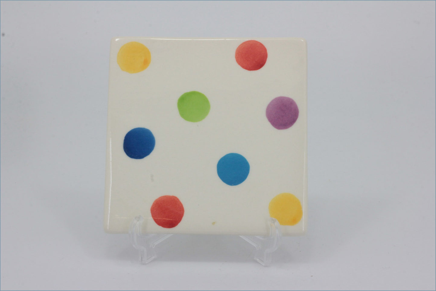 RPW291 - Whittards - Coaster (Multi Coloured Spots)