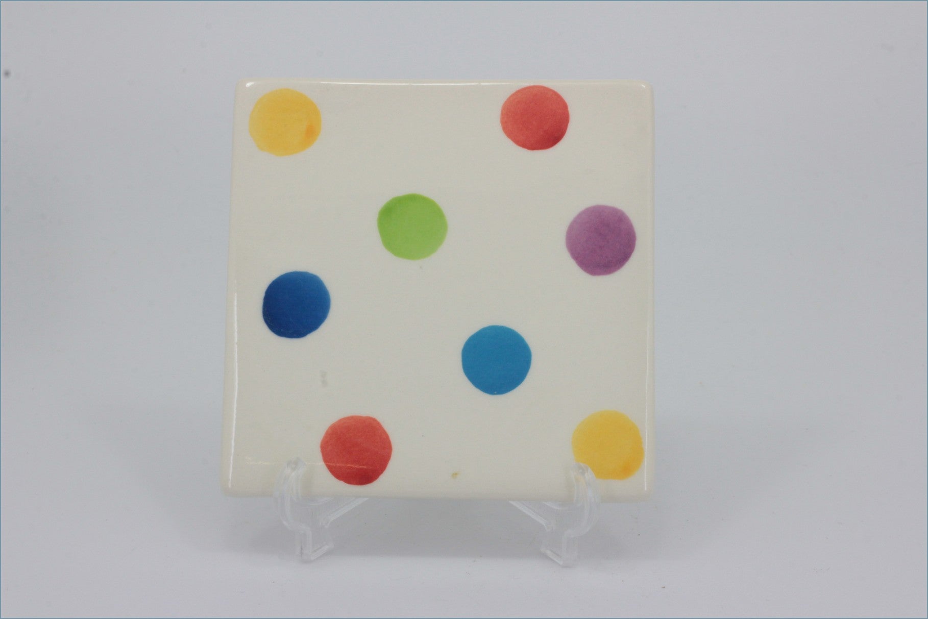 RPW291 - Whittards - Coaster (Multi Coloured Spots)