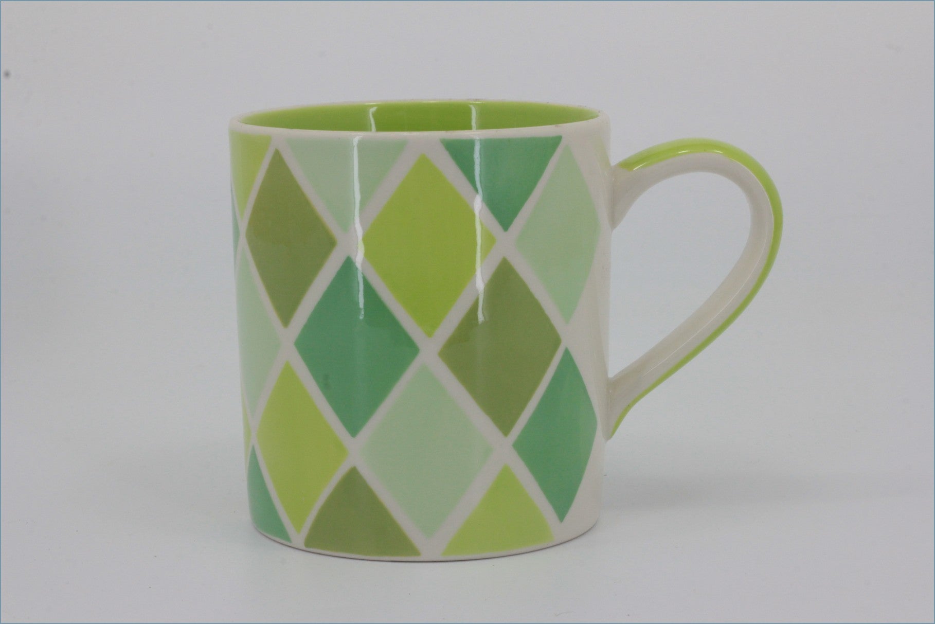 RPW295 - Whittards - Mug (Green Diamonds)