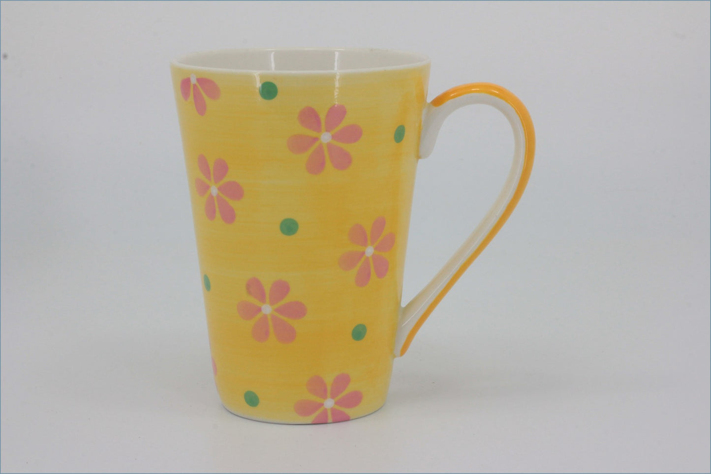 RPW301 - Whittards - Mug (Yellow/Pink Flowers)
