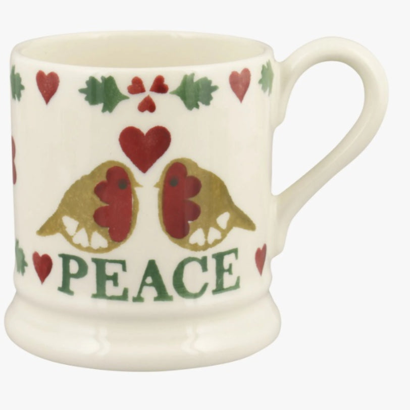 Emma Bridgewater - Christmas Joy - 1/2 Pint Mug 'Peace'