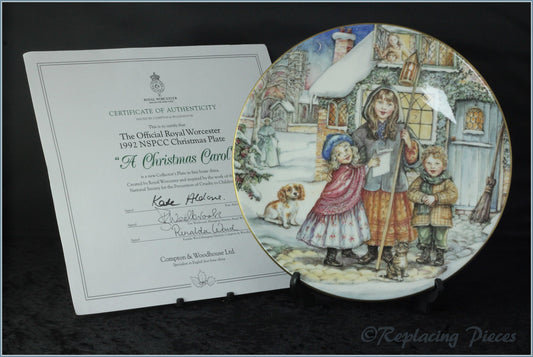 Royal Worcester - NSPCC Christmas Plates - 1992