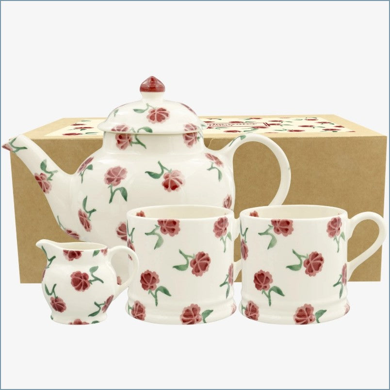 Emma Bridgewater - Little Pink Rose - 2 Mug Tea Set Boxed - New