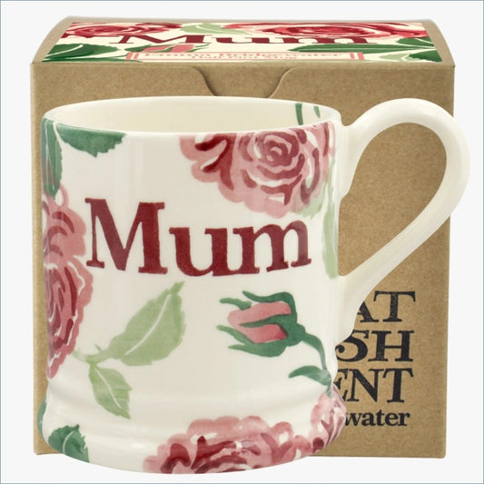 Emma Bridgewater - Pink Roses - 1/2 Pint Mug (Boxed)