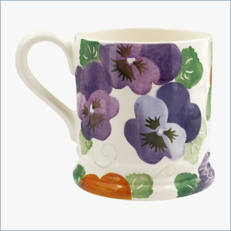 Emma Bridgewater - Purple Pansy - Mum 1/2 Pint Mug