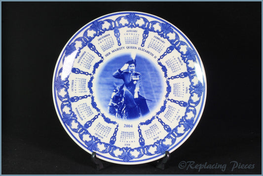 Wedgwood - Calendar Plate (8 3/4") - Queen Elizabeth II 2004