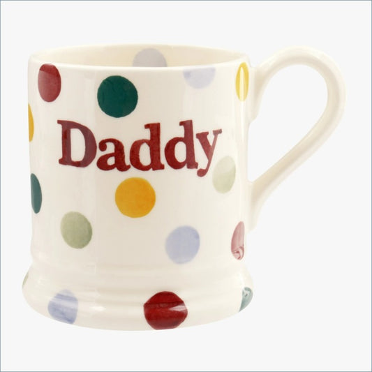 Emma Bridgewater - Polka Dot - 1/2 Pint Mug 'Daddy'
