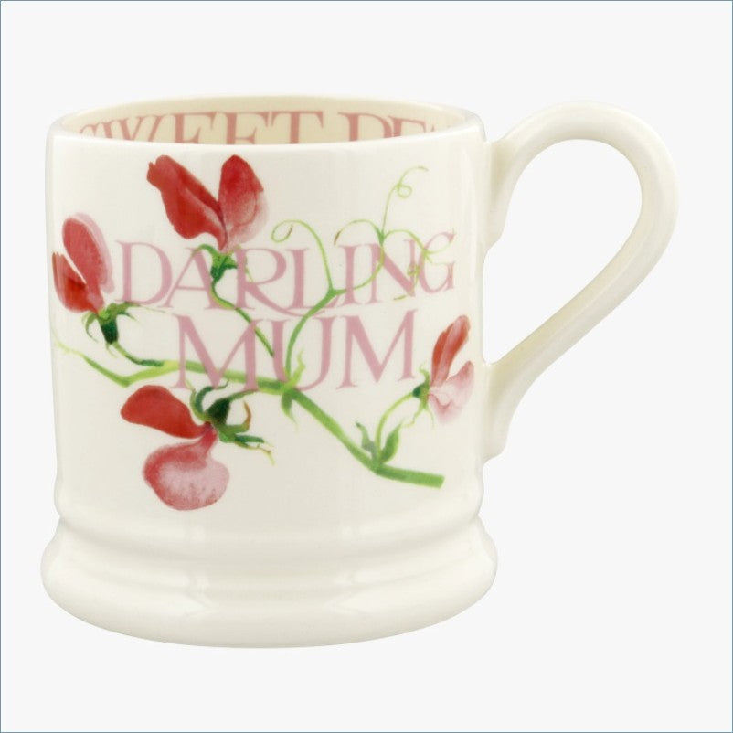 Emma Bridgewater - Sweet Pea - 1/2 Pint Mug 'Darling Mum'