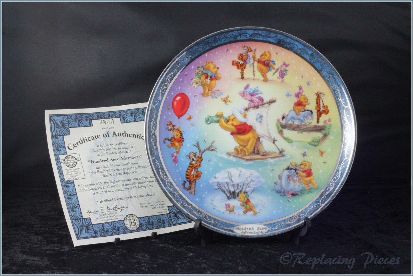 Bradford Exchange - Hundred Acre Happiness - Hundred Acre Adventure