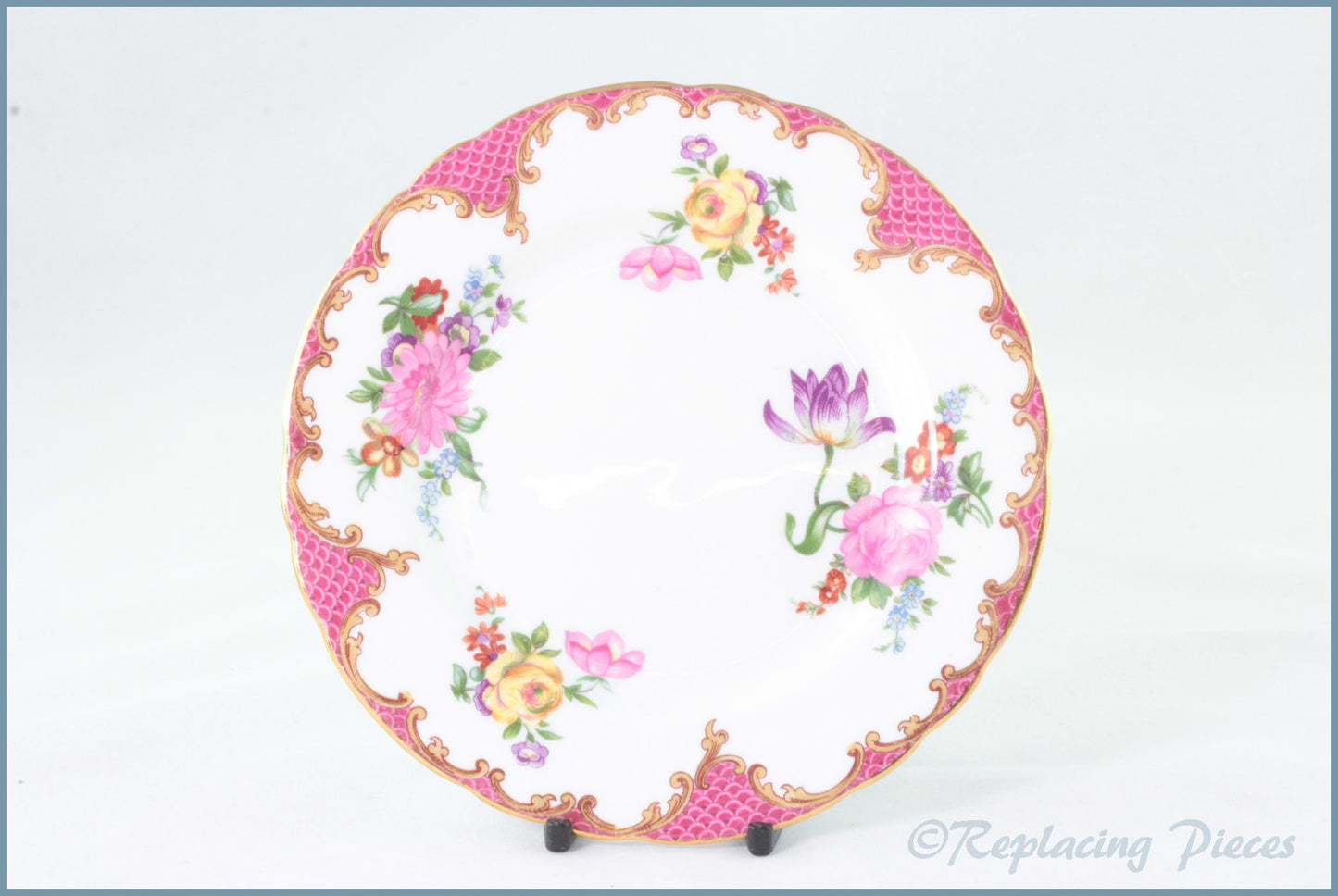 Aynsley - Tudor Pink - 6 3/8" Side Plate