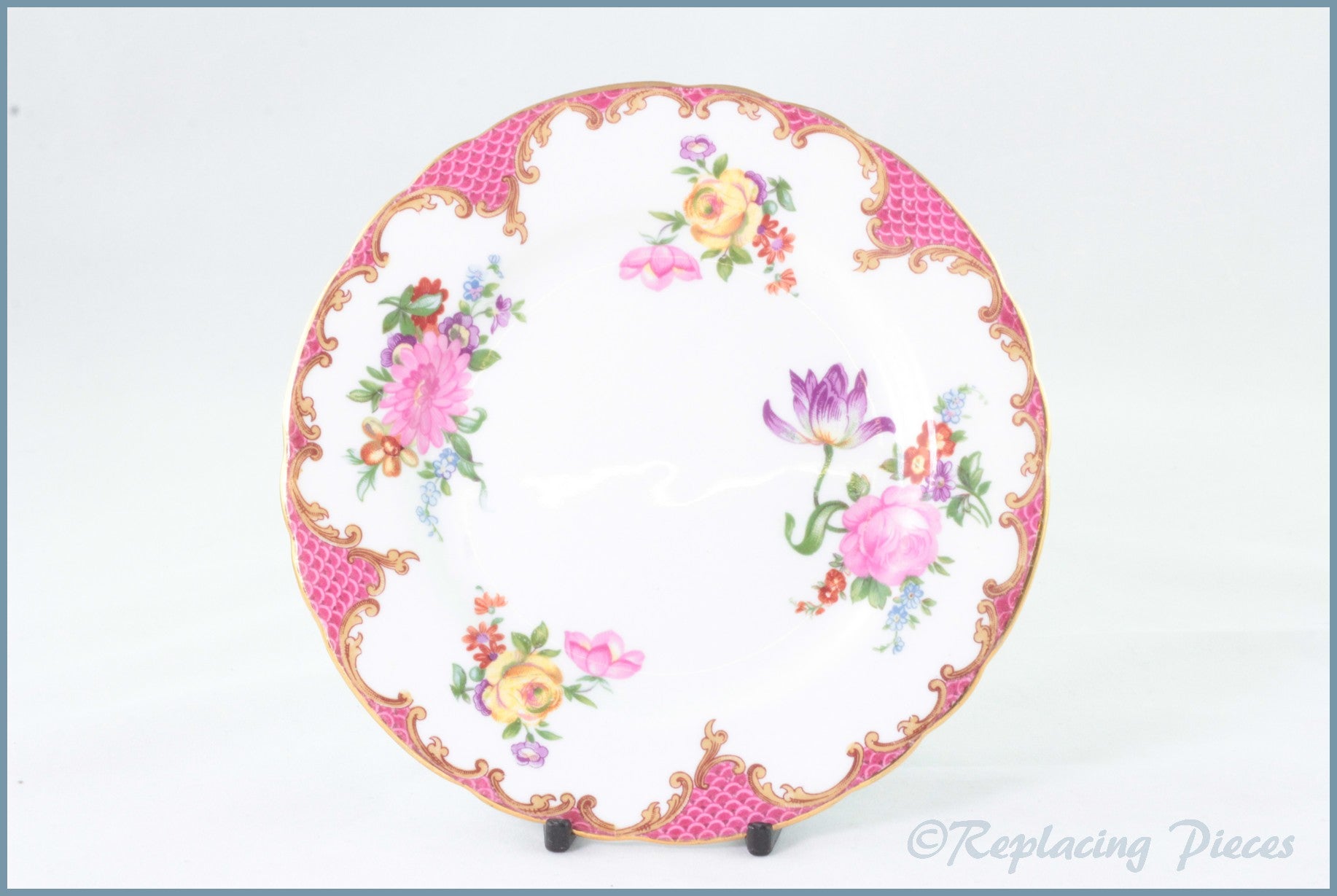 Aynsley - Tudor Pink - 6 3/8" Side Plate