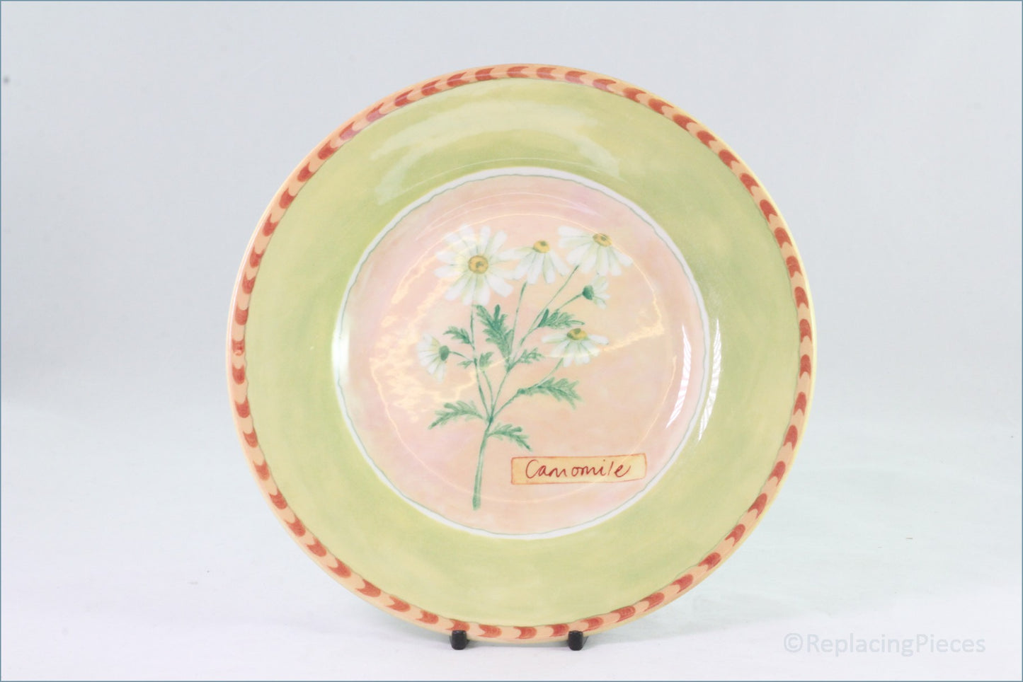 BHS - Garden Herbs - 8 1/2" Salad Plate (Camomile)