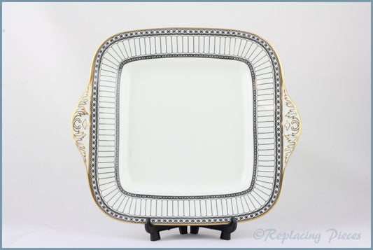 Wedgwood - Colonnade (Black) (R4340) - Square Serving Plate