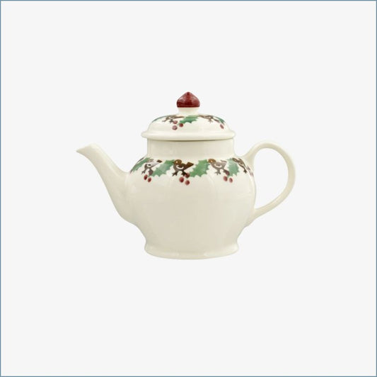 Emma Bridgewater - Bird & Holly Dollies - Tiny Teapot