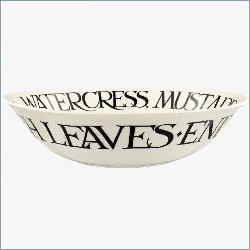 Emma Bridgewater - Black Toast - Large Mizuna Salad Bowl