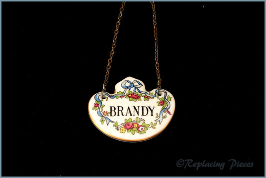 Crown Staffordshire - Decanter Tags - Brandy