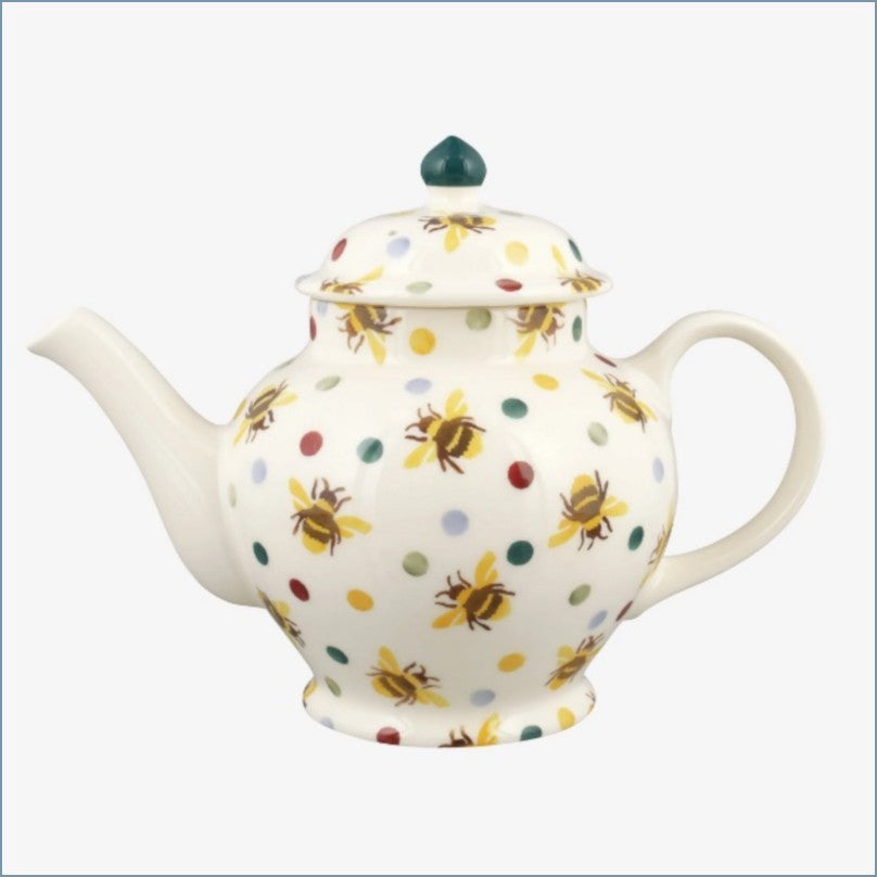 Emma Bridgewater - Bumbleebee & Small Polka Dot - 3 Mug Teapot