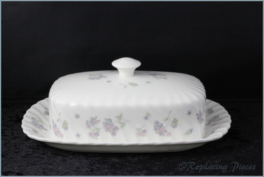 Wedgwood - April Flowers - Lidded Butter Dish