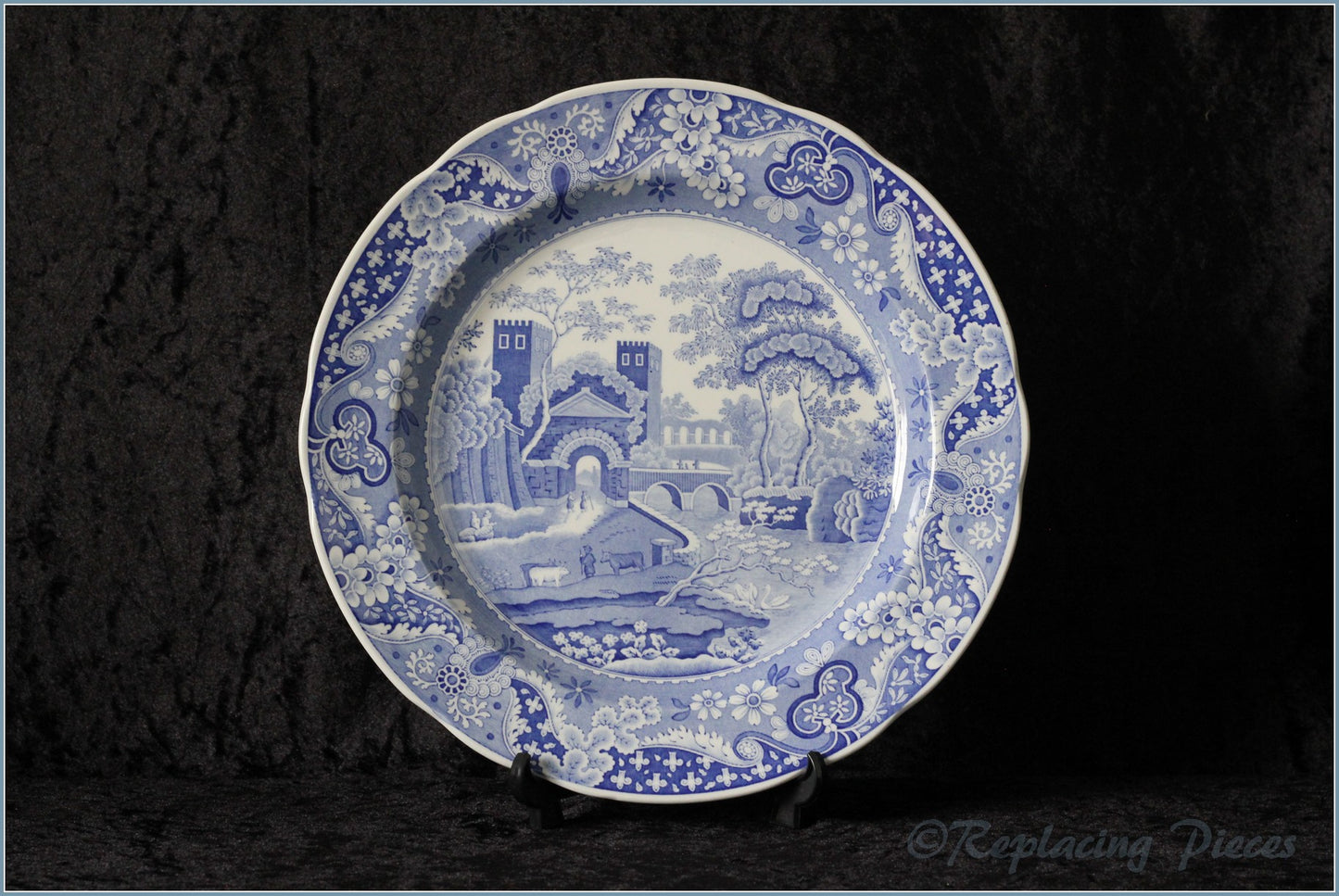 Spode - Blue Room Collection - Dinner Plate (Castle c.1806)