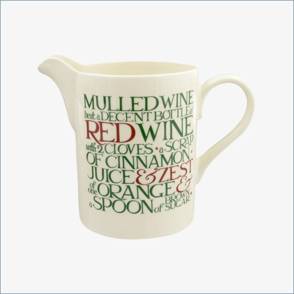 Emma Bridgewater - Christmas Toast & Marmalade - Mulled Wine Large Straight Jug