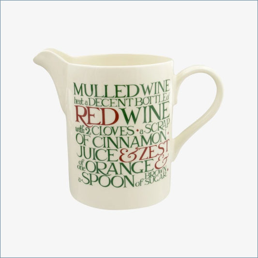 Emma Bridgewater - Christmas Toast & Marmalade - Mulled Wine Large Straight Jug