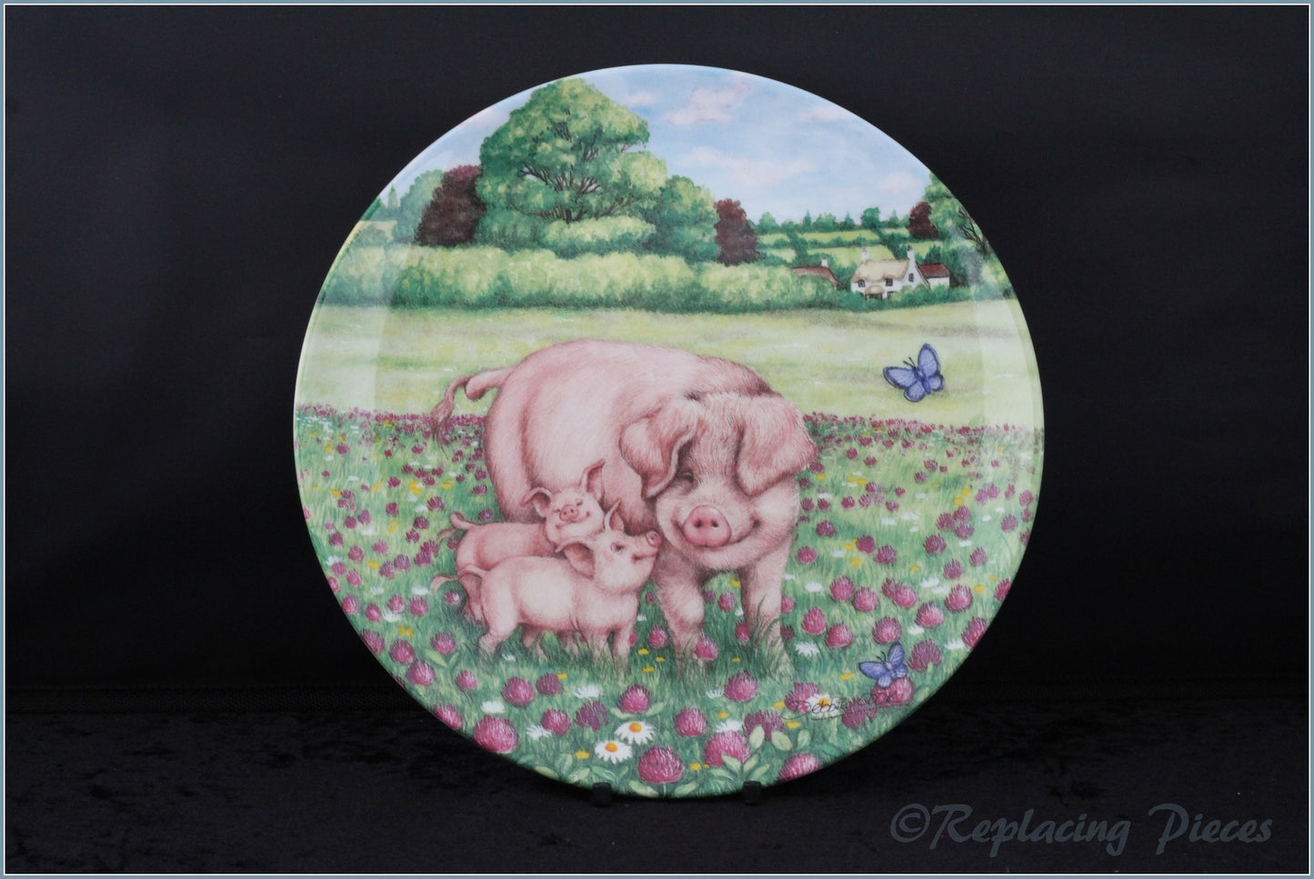 Royal Doulton - Pigs In Bloom - Clover