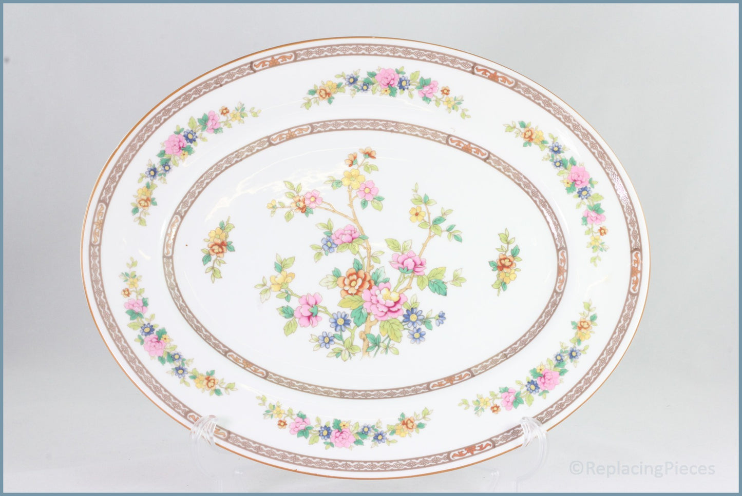 Coalport - Flower Of Tibet - 13 5/8" Oval Platter