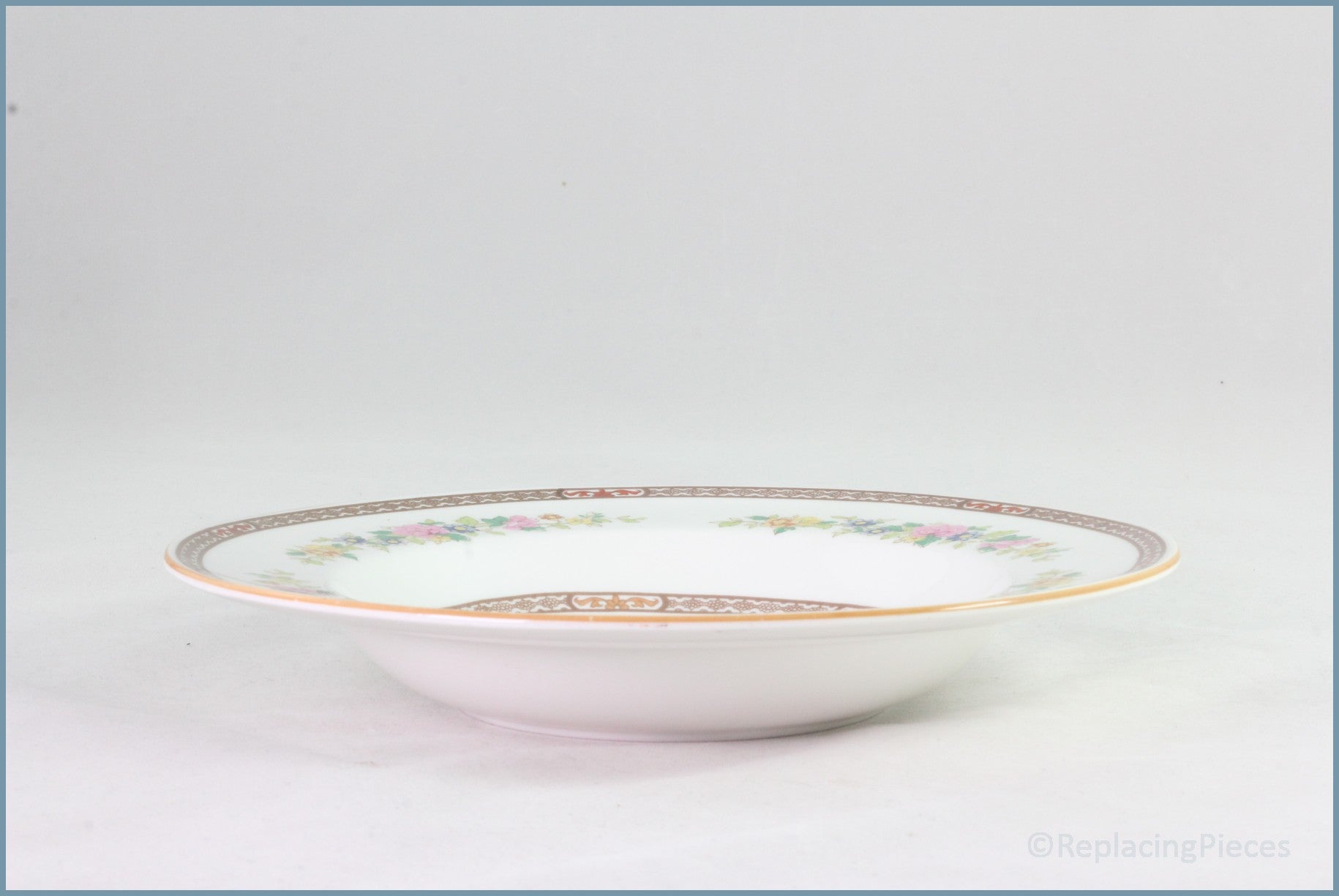 Coalport - Flower Of Tibet - 8 1/2" Rimmed Bowl