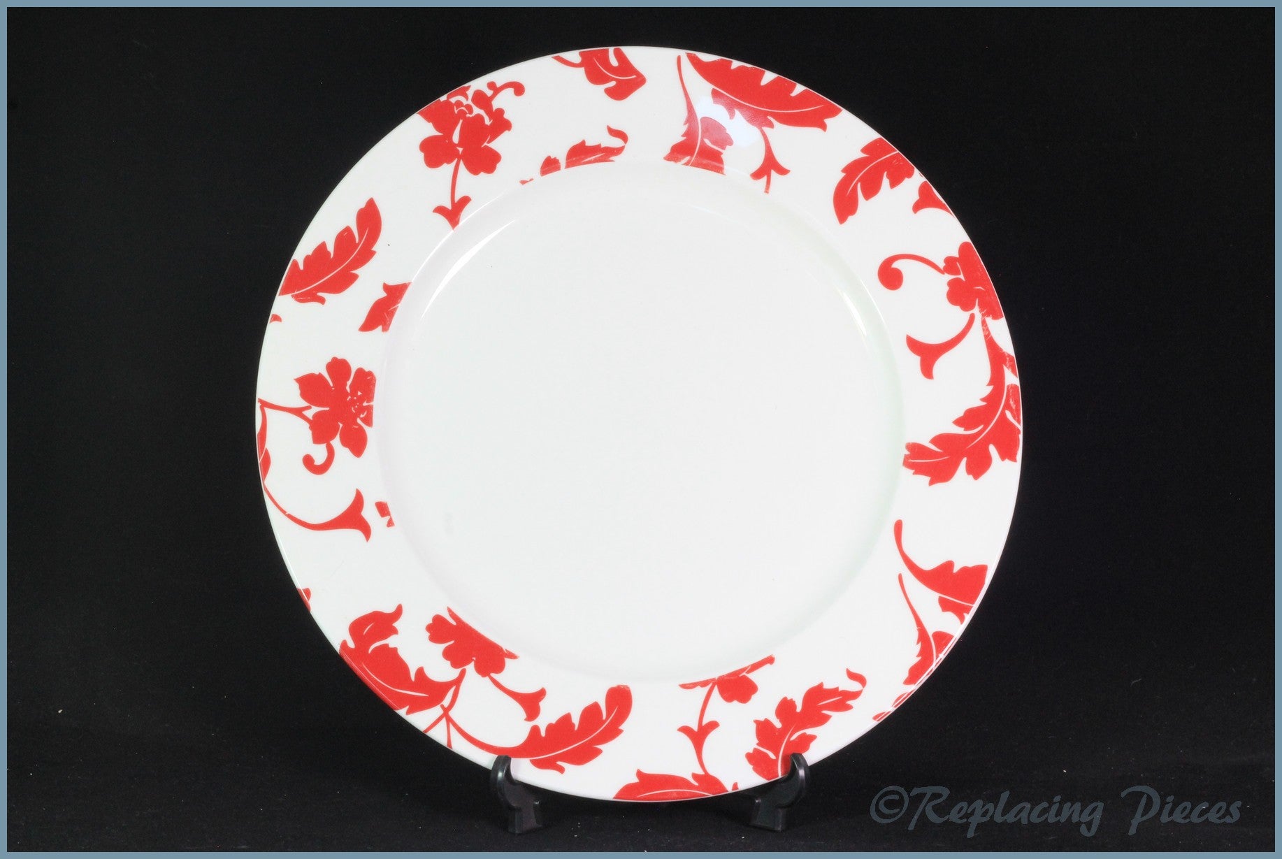 Marks & Spencer - Red Damask - Dinner Plate