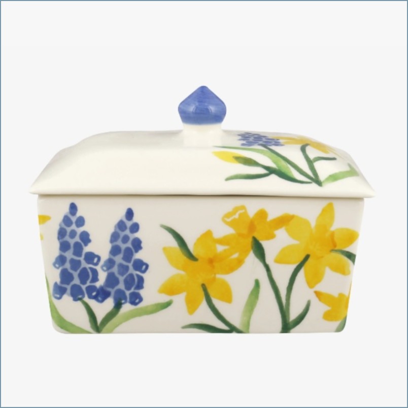 Emma Bridgewater - Little Daffodils - Small Lidded Butter Dish