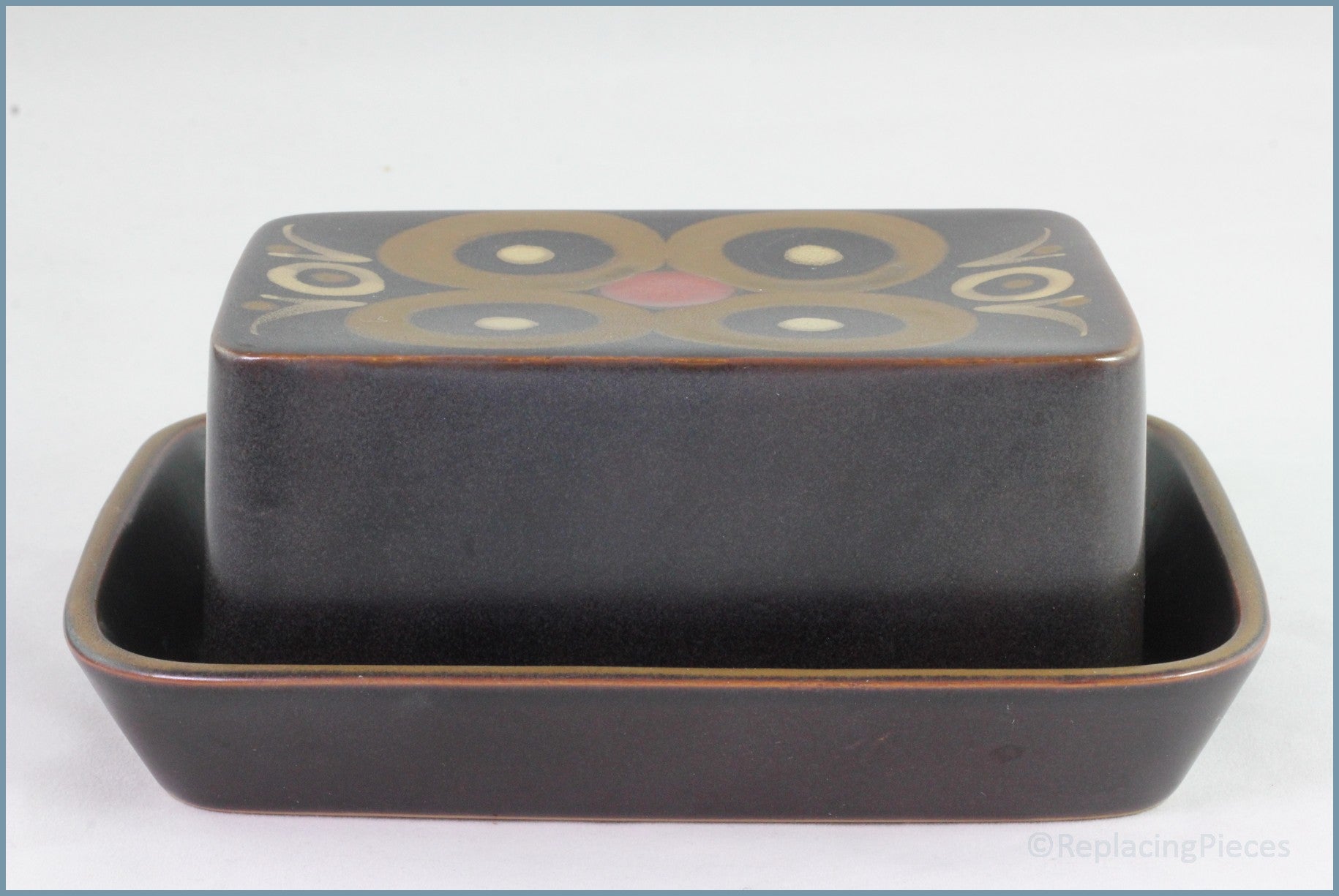 Denby - Arabesque - Lidded Butter Dish