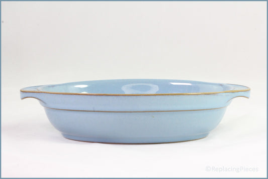 Denby - Colonial Blue - Entree Dish (Round Handles)