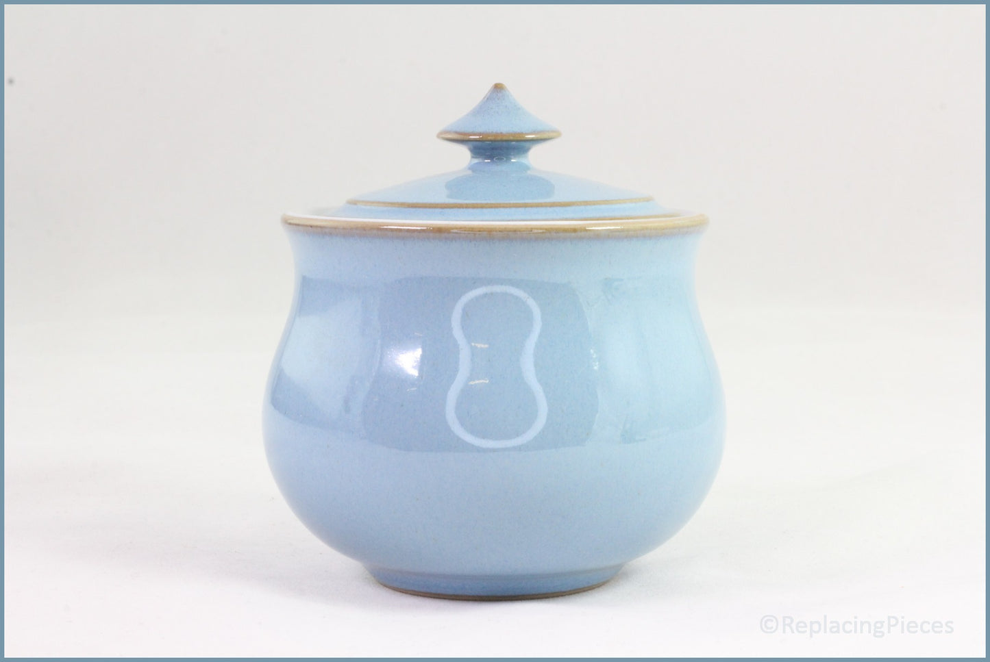 Denby - Colonial Blue - Lidded Sugar Bowl