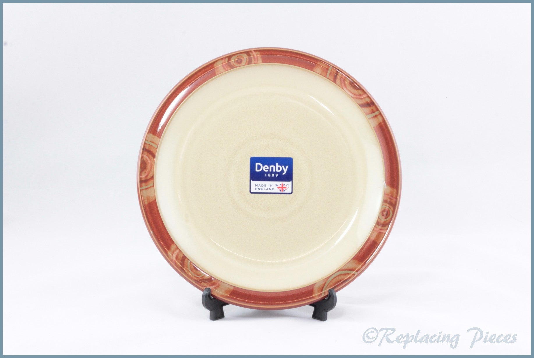 Denby - Fire - 8 7/8" Salad Plate (Chilli Rim)