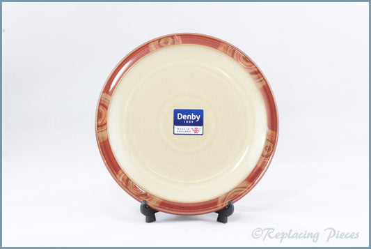 Denby - Fire - 8 7/8" Salad Plate (Chilli Rim)