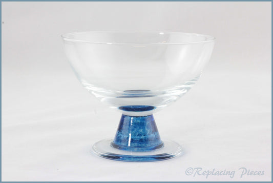 Denby - Imperial Blue - 5 1/8" Glass Dessert Bowl