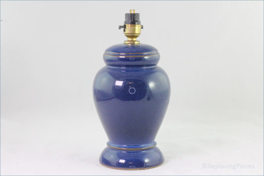 Denby - Imperial Blue - Lamp Base (No Electrical Fittings Supplied)