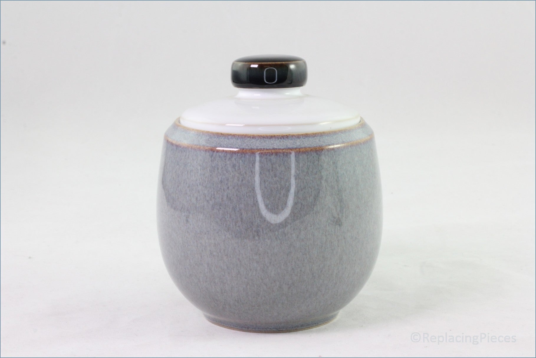 Denby - Jet - Lidded Sugar Bowl (Grey)