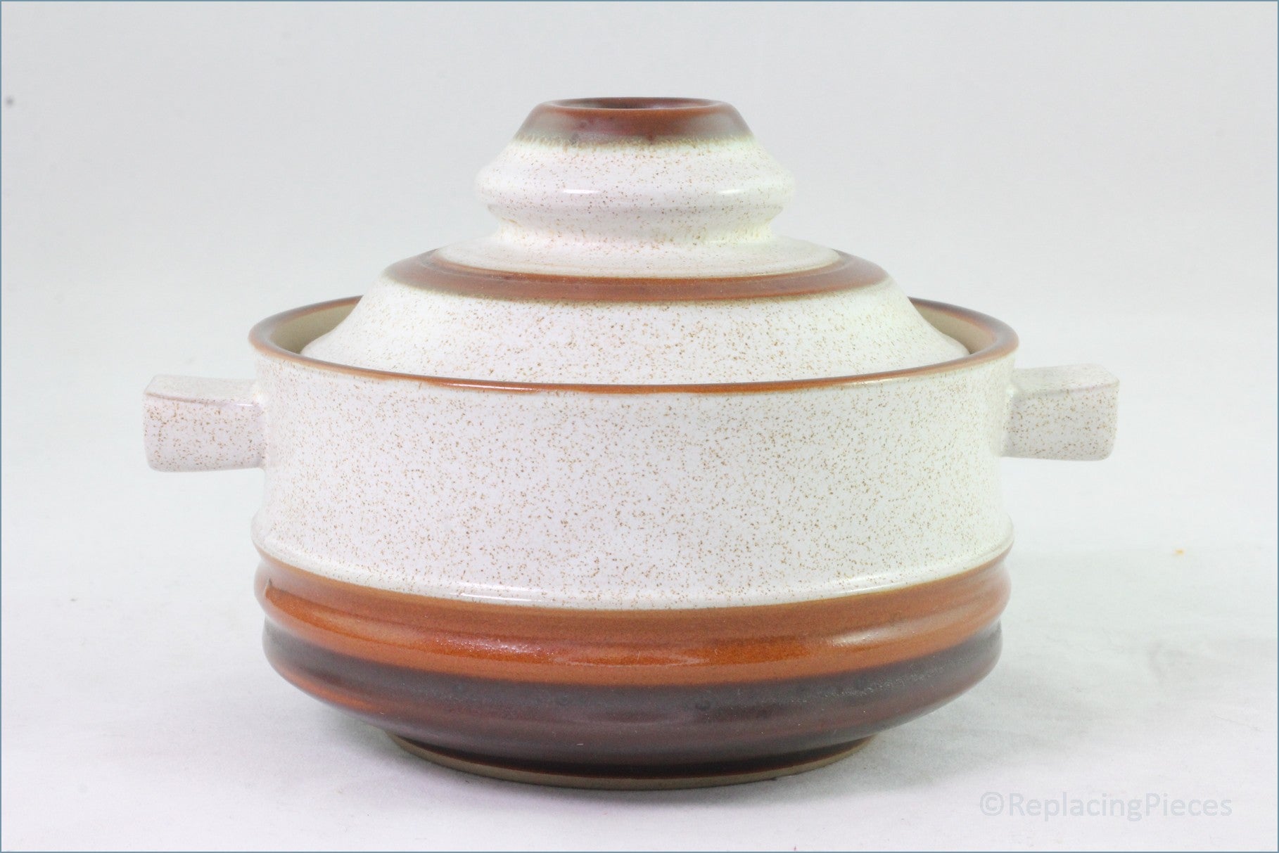 Denby - Potters Wheel (Tan) - Lidded Soup Bowl