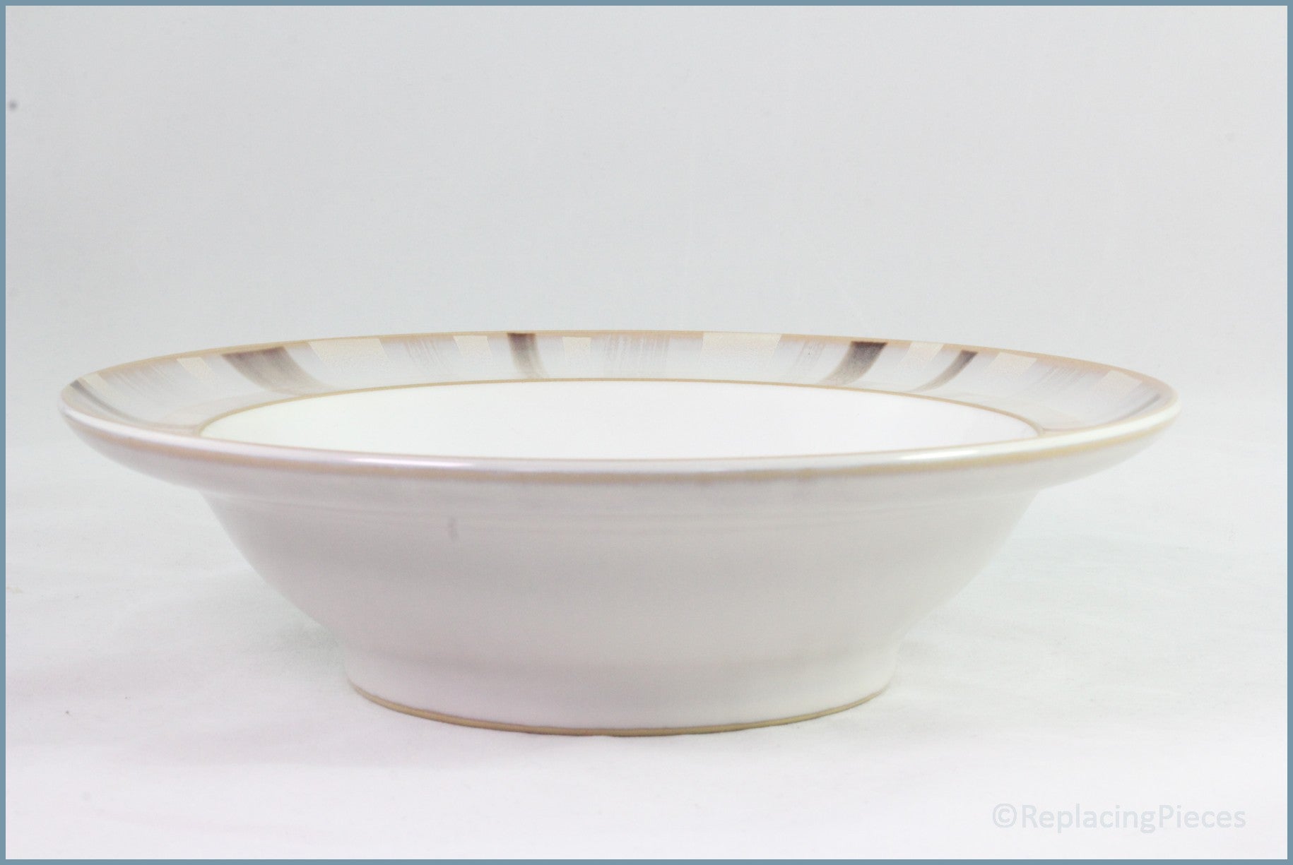 Denby - Truffle & Truffle Layers - 9" Rimmed Bowl (Truffle)