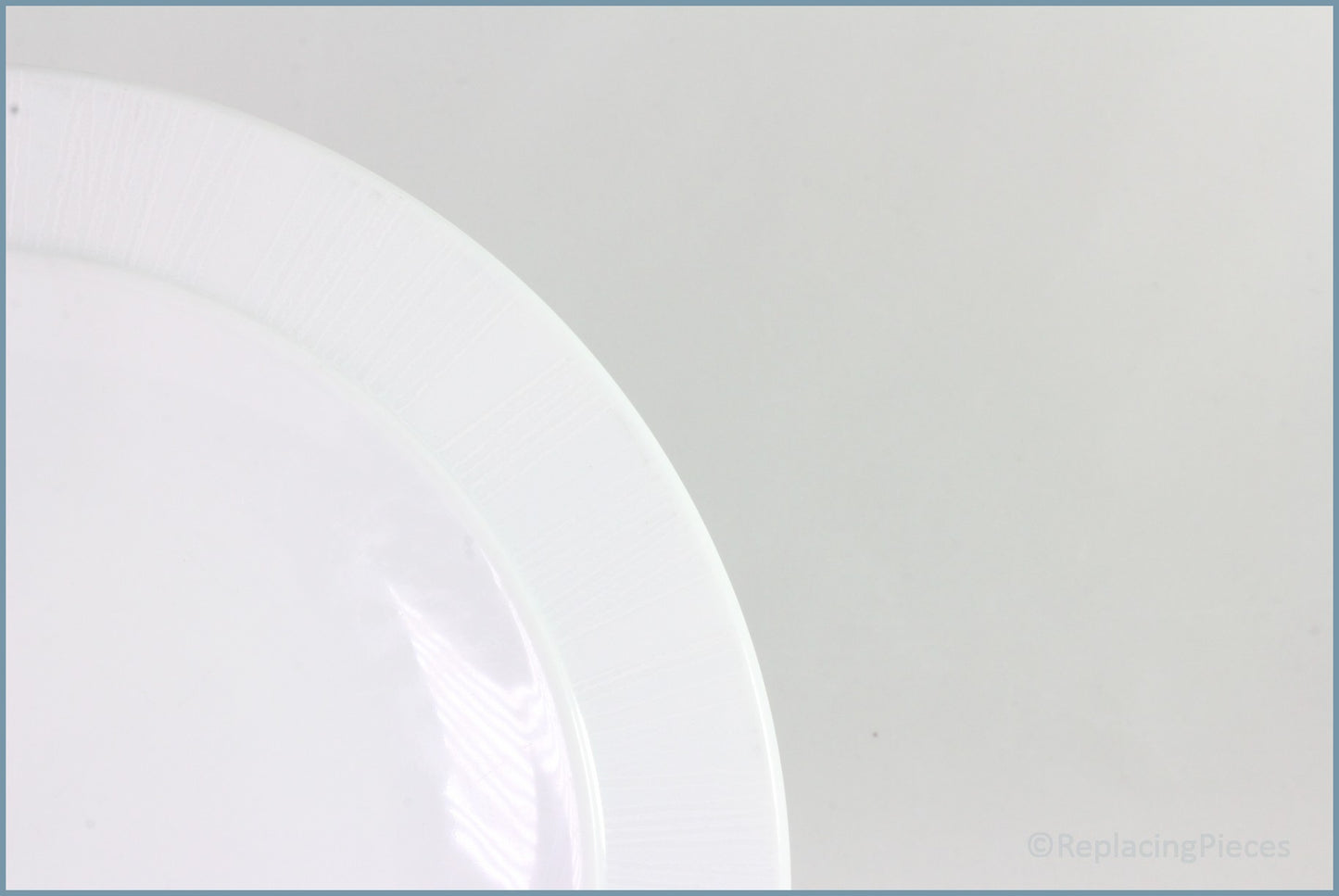 Denby - White Silk - 9 1/2" Luncheon Plate