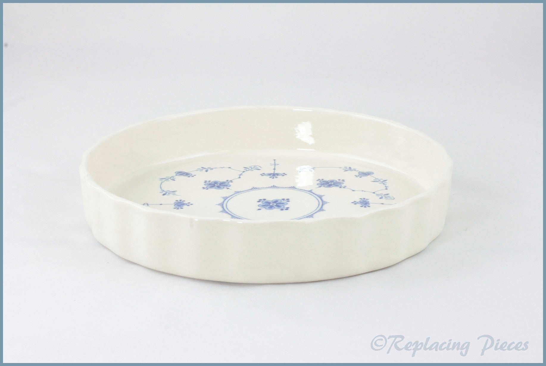 Franciscan - Denmark Blue - 7 3/8" Flan Dish