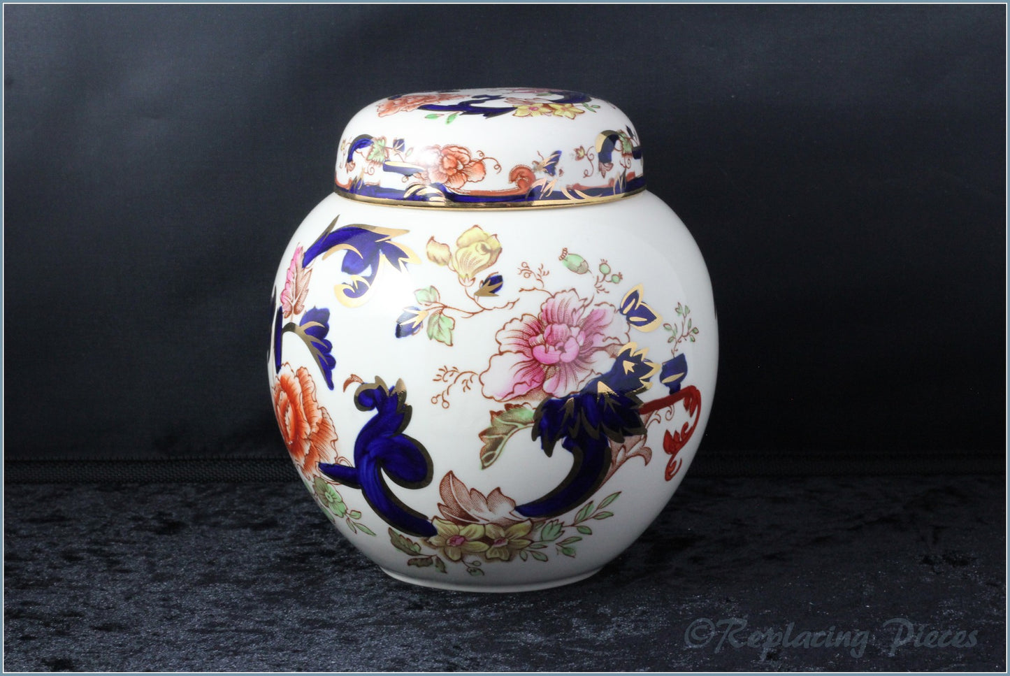 Masons - Mandalay Blue - Ginger Jar (Medium)