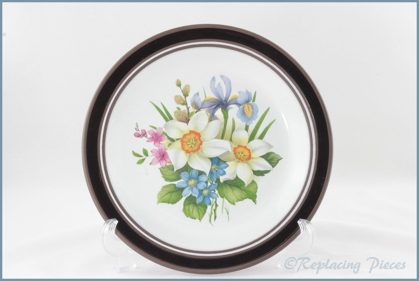 Hornsea - Collector Plate - Contrast - Flowers