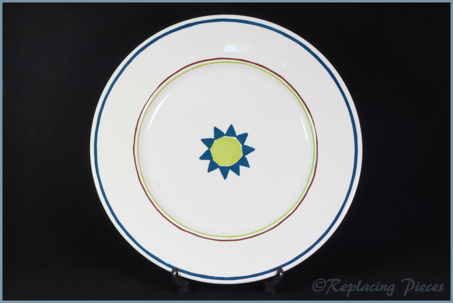 Habitat - Santa Cruz - Dinner Plate (Centre Pattern)