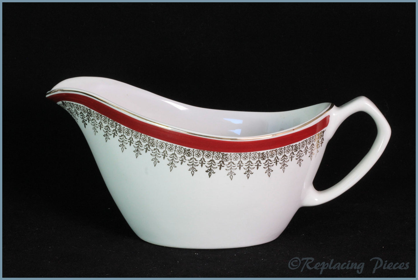 Myott - Royalty (Red) - Gravy Boat