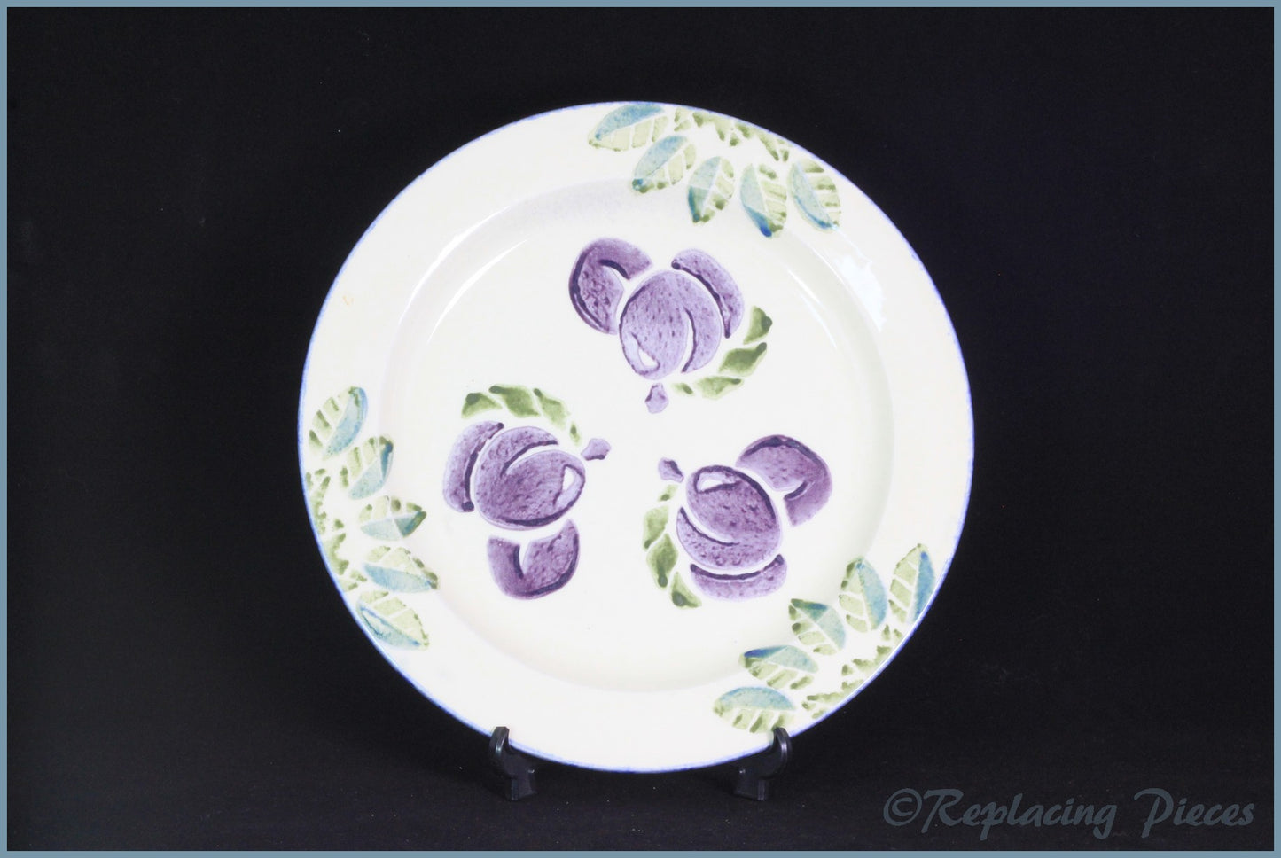 Poole - Dorset Fruit - 10 5/8" Dinner Plate (Plum)