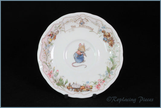 Royal Doulton - Brambly Hedge - Small Tea Saucer (The Birthday)