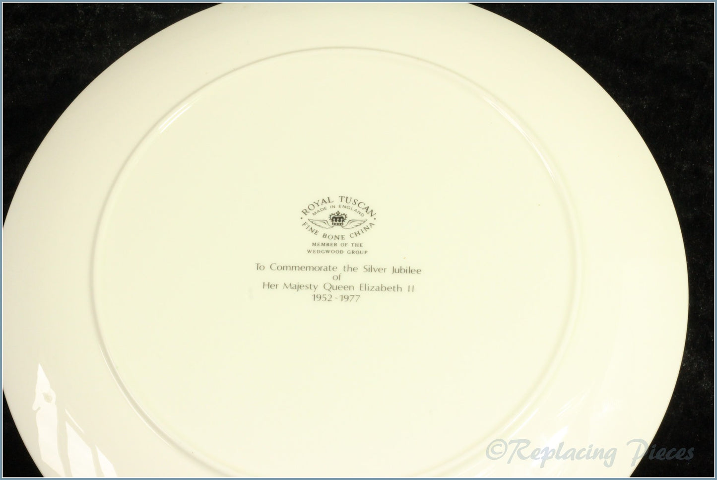 Tuscan - Commemorative Ware - Silver Jubilee Plate