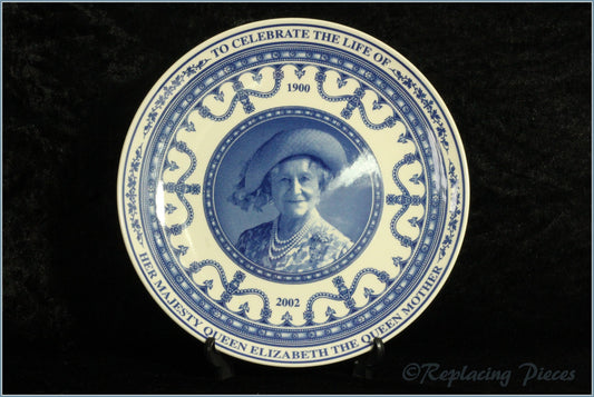 Wedgwood Commemorative Ware - Queen Mother Life Celebration Plate